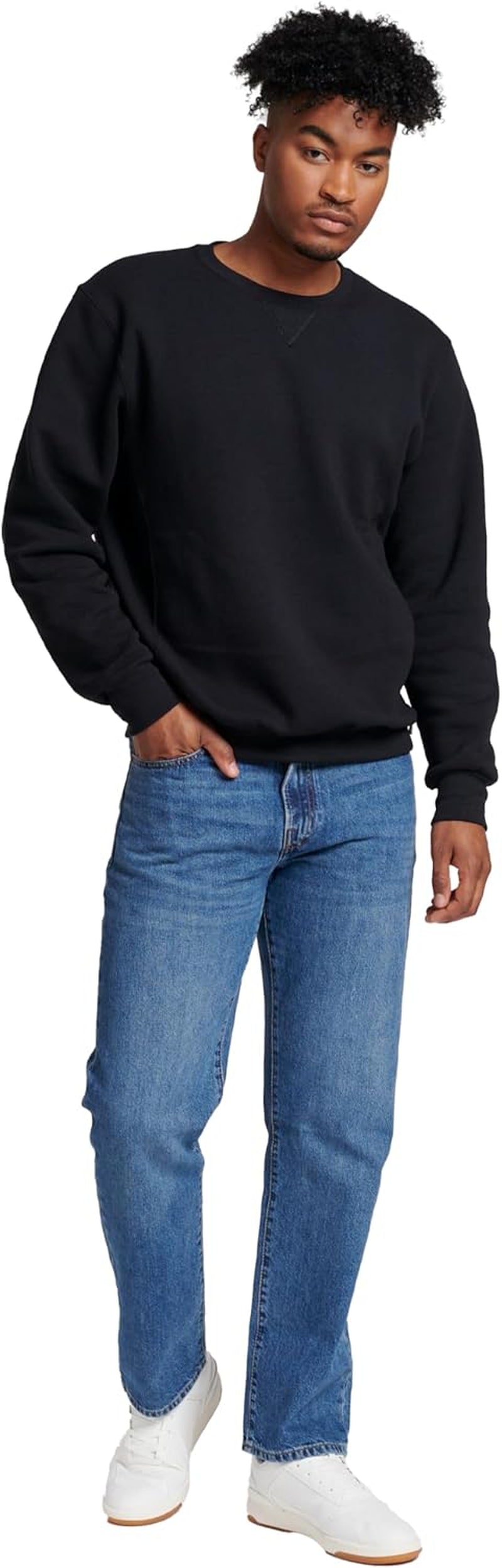 Mens Dri-Power Fleece Sweatshirts, Moisture Wicking, Cotton Blend, Relaxed Fit, Sizes S-4X