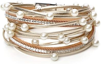 Leather wrap bracelets