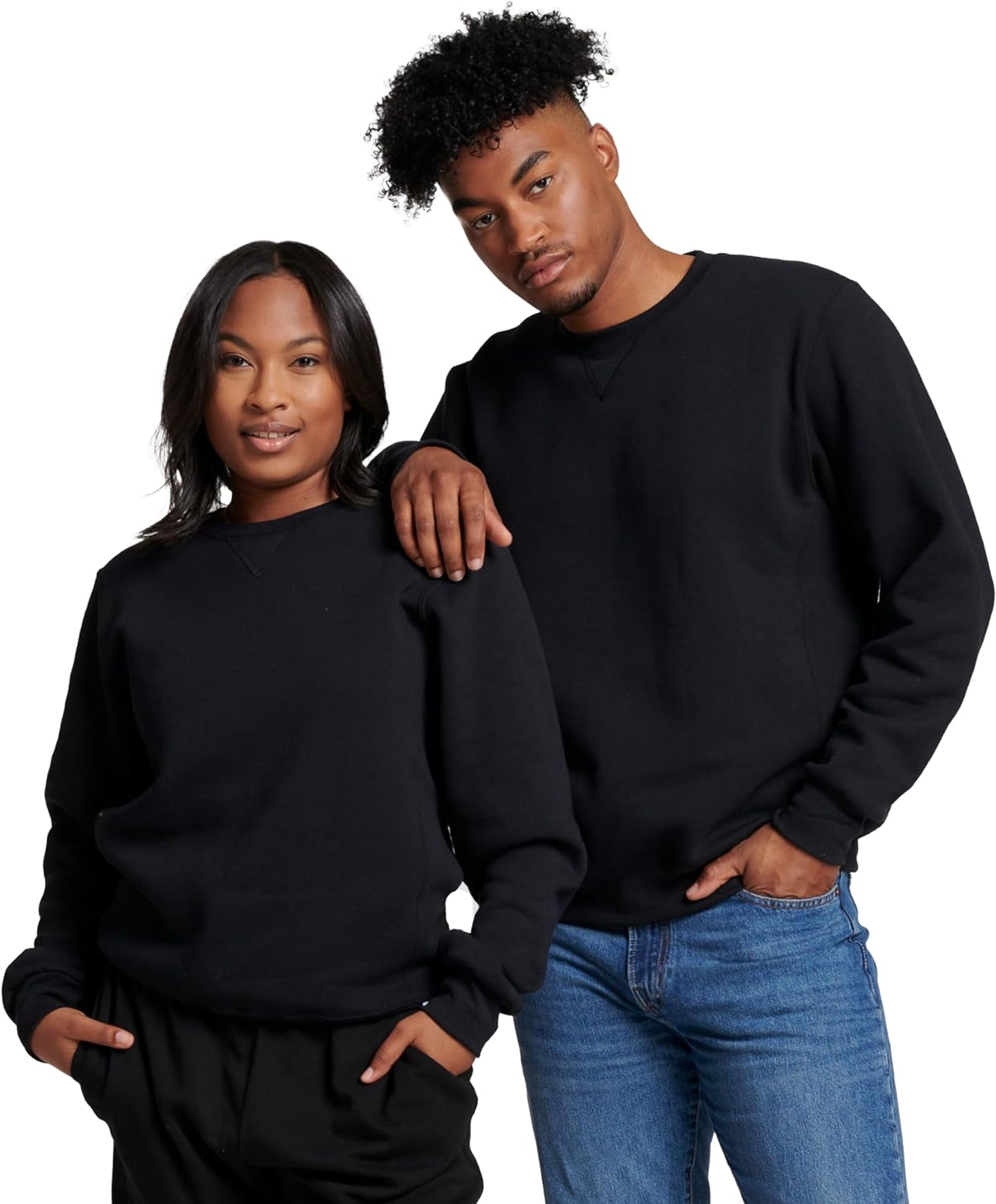 Mens Dri-Power Fleece Sweatshirts, Moisture Wicking, Cotton Blend, Relaxed Fit, Sizes S-4X