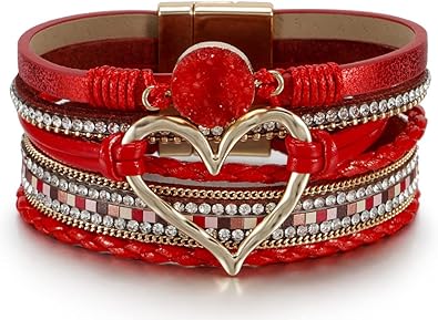 Leather wrap bracelets