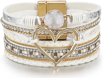 Leather wrap bracelets