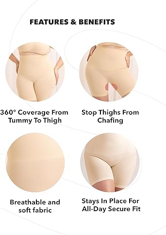 High-Waisted Tummy Control Shorts | Faja Body Shaper for Women