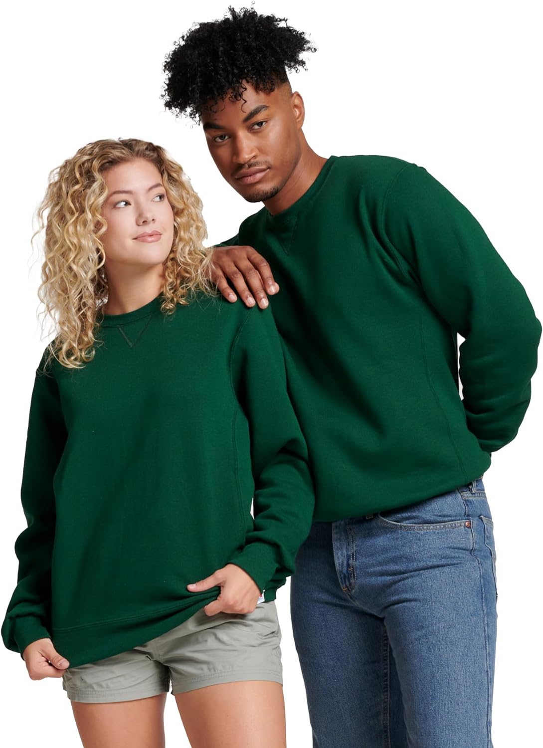 Mens Dri-Power Fleece Sweatshirts, Moisture Wicking, Cotton Blend, Relaxed Fit, Sizes S-4X