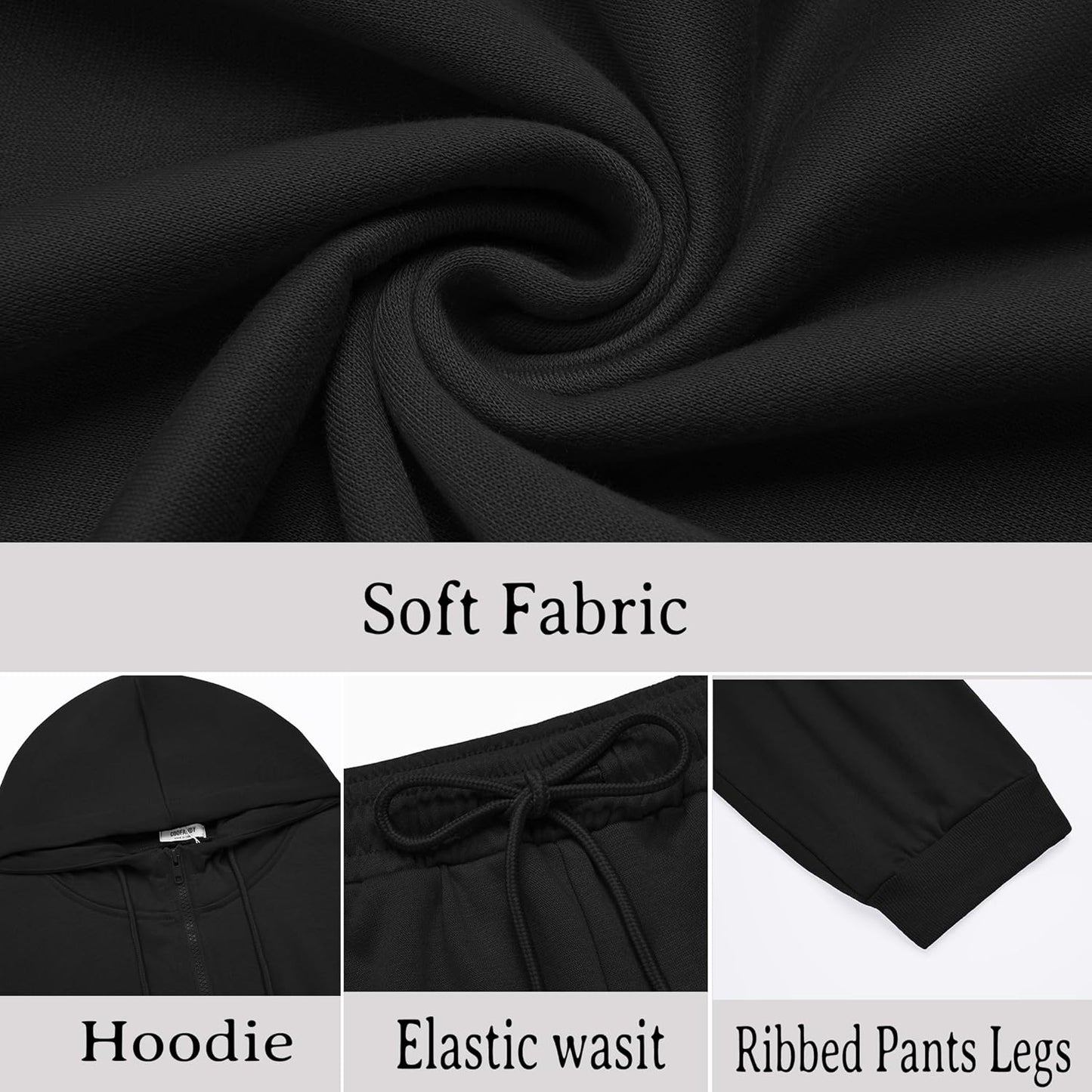 Sweatsuits for Men 2 Piece Tracksuit Sets Full Zip Hoodie Sweatpants for Men Casual Sports Jogging Suits S-4XL