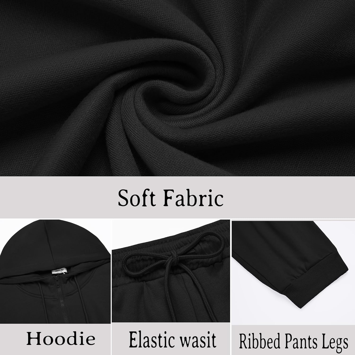 Sweatsuits for Men 2 Piece Tracksuit Sets Full Zip Hoodie Sweatpants for Men Casual Sports Jogging Suits S-4XL