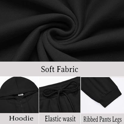 Sweatsuits for Men 2 Piece Tracksuit Sets Full Zip Hoodie Sweatpants for Men Casual Sports Jogging Suits S-4XL