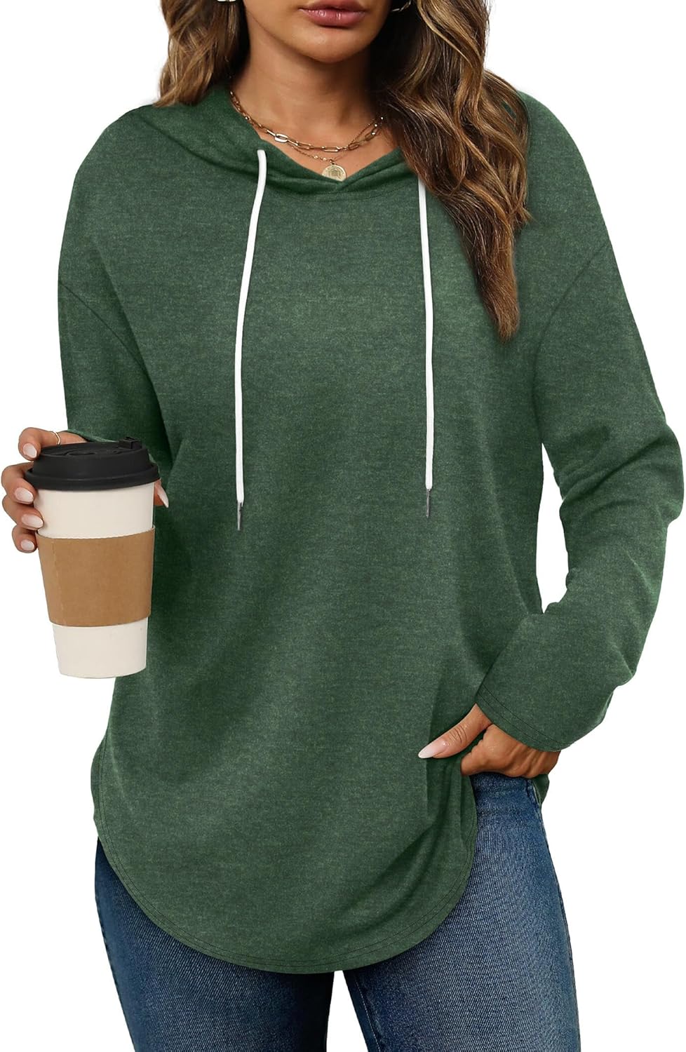 Womens Fashion Tops Hoodies for Women Pullover Oversized Sweatshirts Long Sleeve Shirts Loose Fit