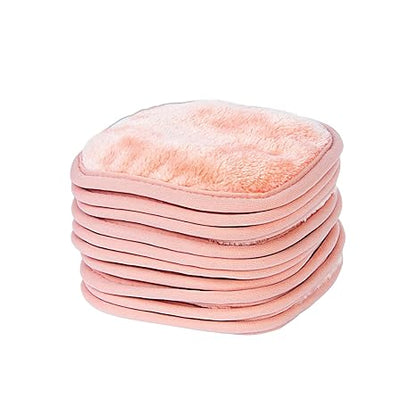 Reusable Microfiber Makeup Remover Cloths for all skin types. Machine washable